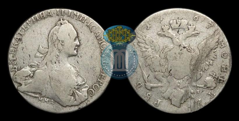 Picture 1 rouble 1767 year ММД-EI 