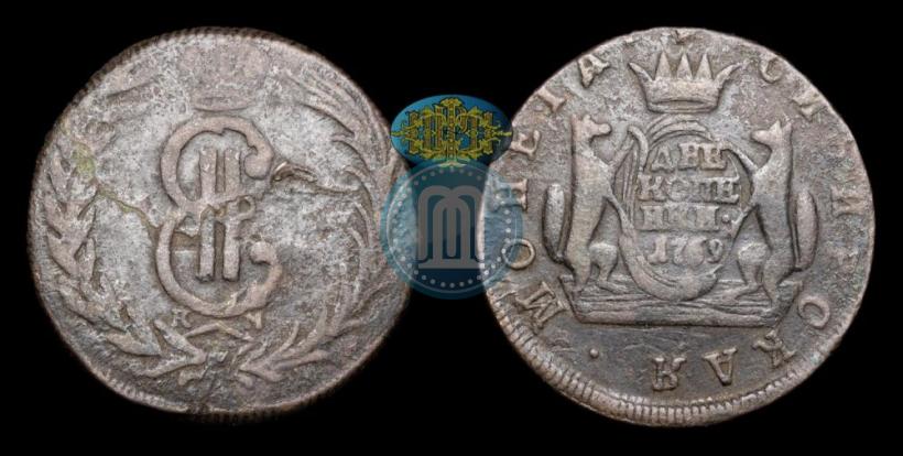 Фото 2 копейки 1769 года КМ 