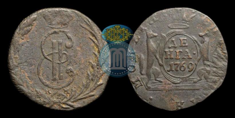 Фото Денга 1769 года КМ 