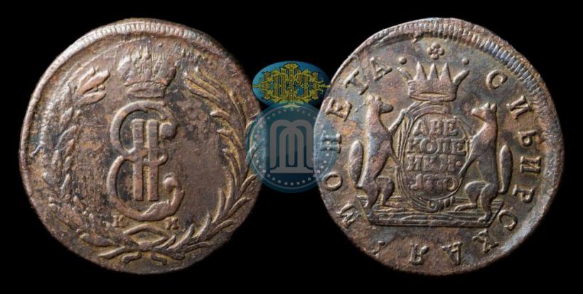 Picture 2 kopecks 1770 year КМ 
