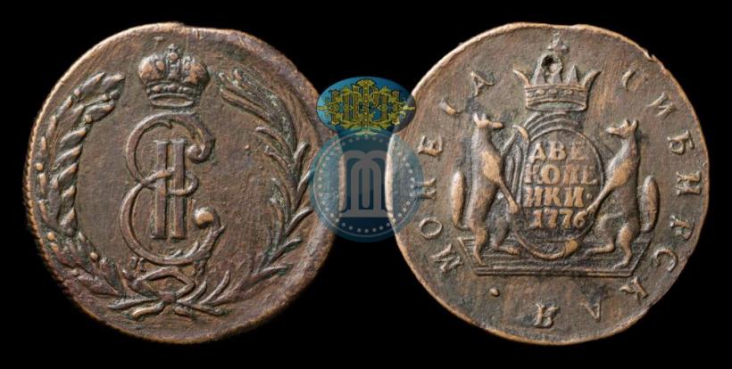 Picture 2 kopecks 1776 year КМ 