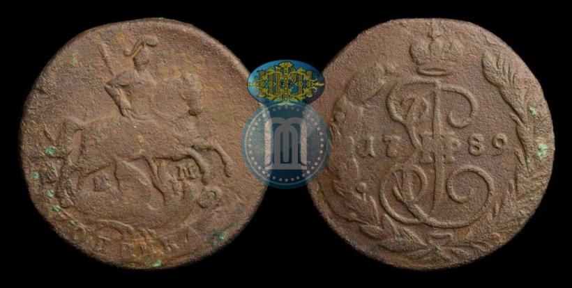 Фото 1 копейка 1789 года ЕМ 
