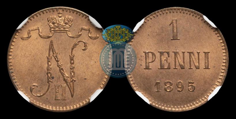 Фото 1 пенни 1895 года  