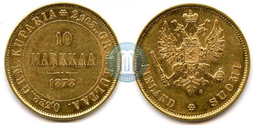 Picture 10 markkaa 1878 year S 