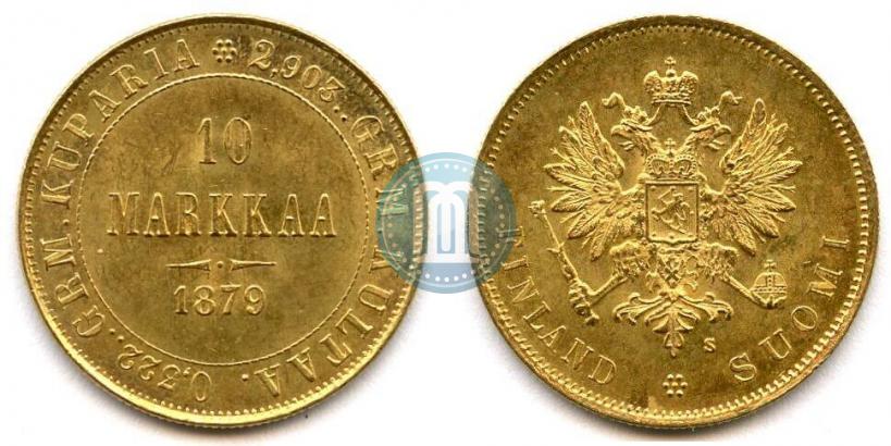 Picture 10 markkaa 1879 year S 