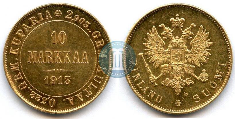Picture 10 markkaa 1913 year S 