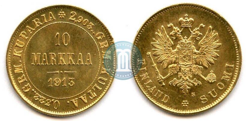 Picture 10 markkaa 1913 year S 