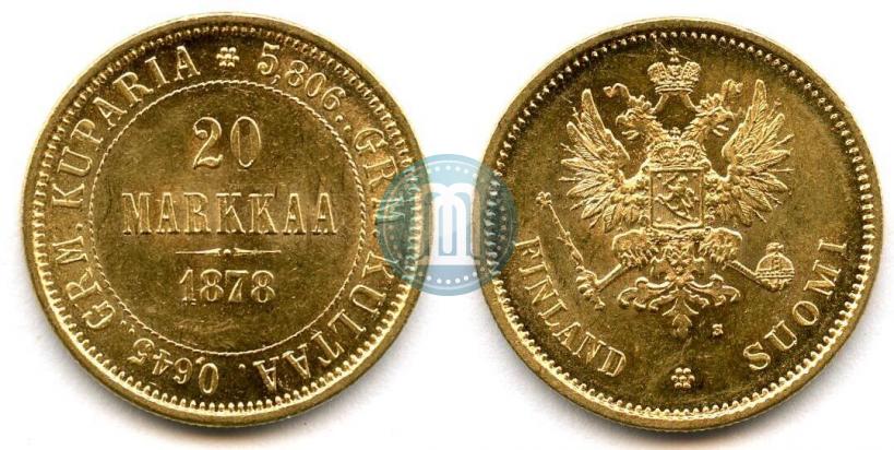 Picture 20 markkaa 1878 year S 