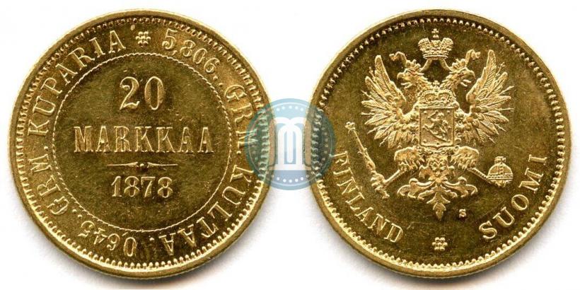 Picture 20 markkaa 1878 year S 