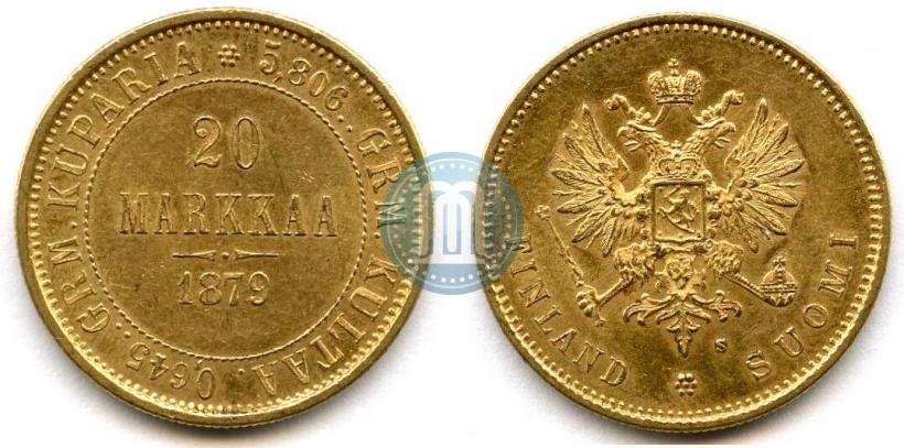 Picture 20 markkaa 1879 year S 