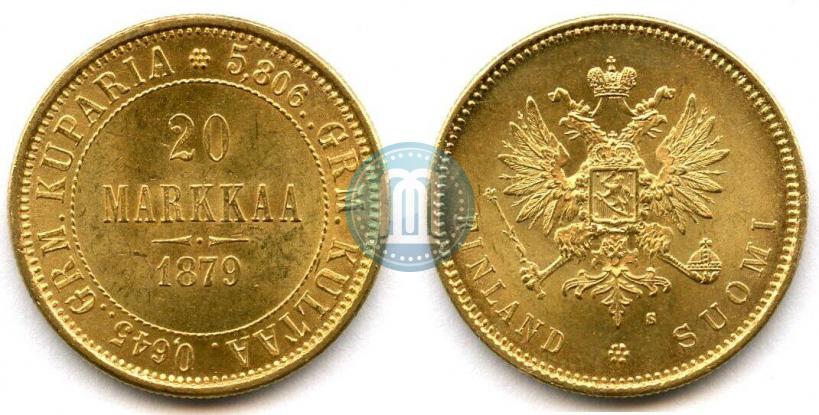 Picture 20 markkaa 1879 year S 