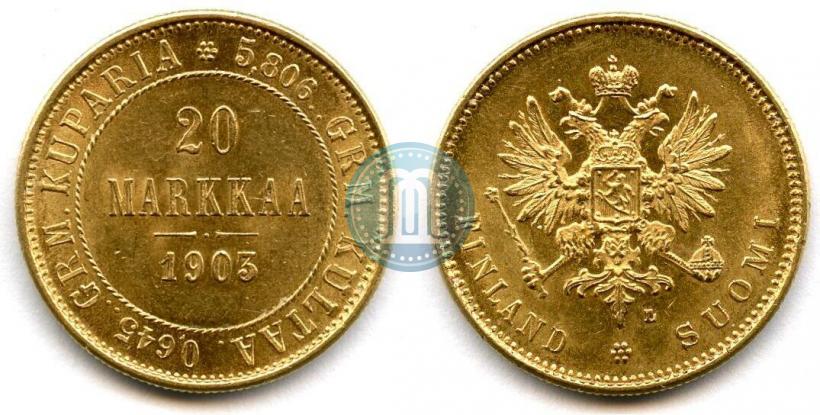 Picture 20 markkaa 1903 year L 