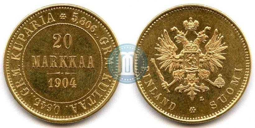 Picture 20 markkaa 1904 year L 