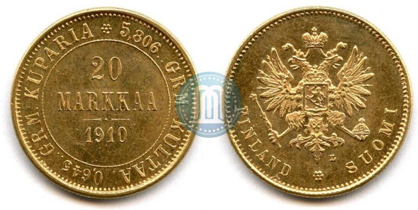 Picture 20 markkaa 1910 year L 