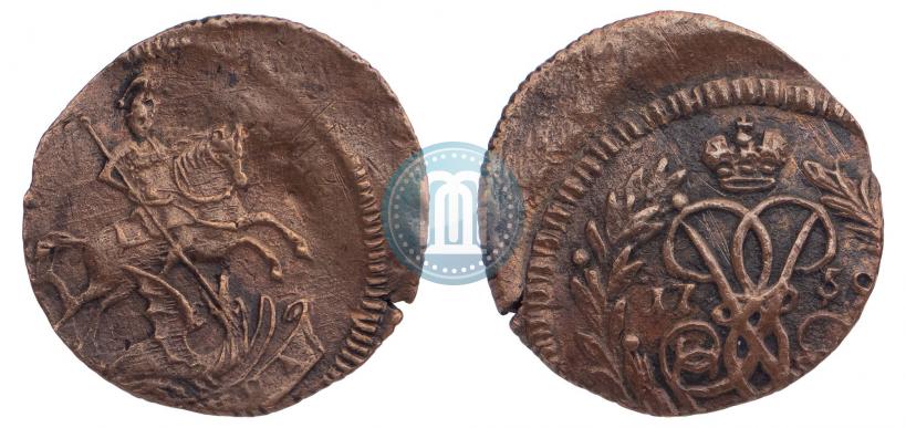 Фото Полушка 1759 года  
