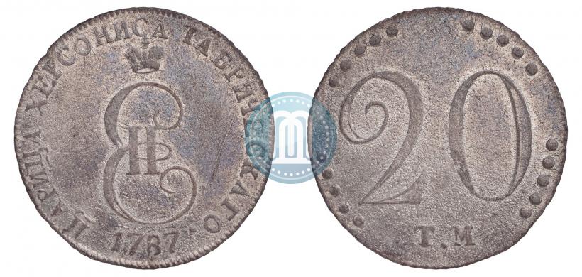 Picture 20 kopecks 1787 year ТМ 