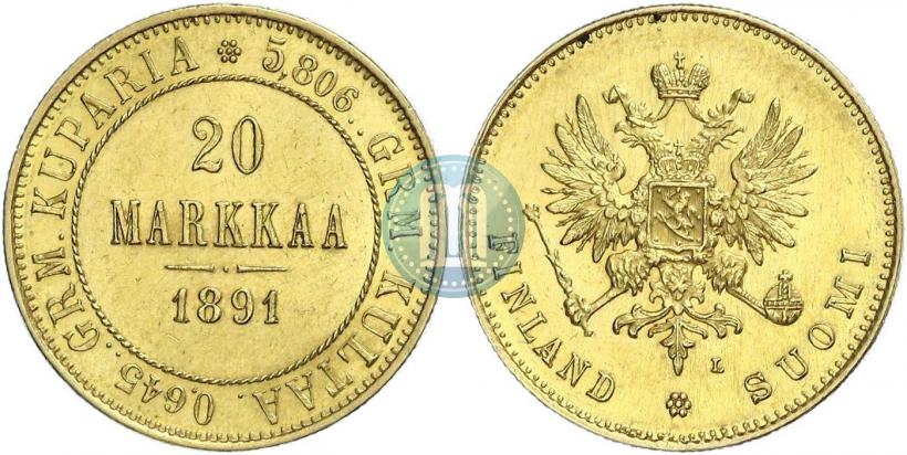 Фото 20 марок 1891 года L 