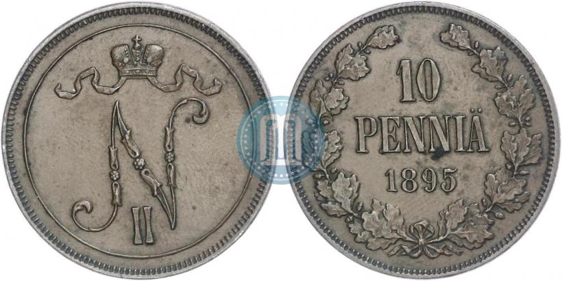 Фото 10 пенни 1905 года  