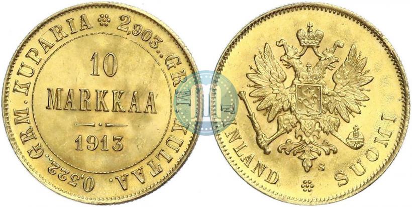Фото 10 марок 1913 года S 