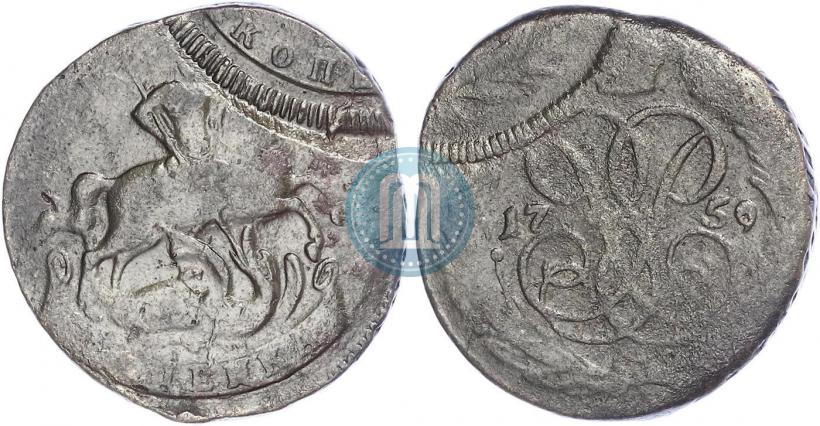 Фото 1 копейка 1759 года  