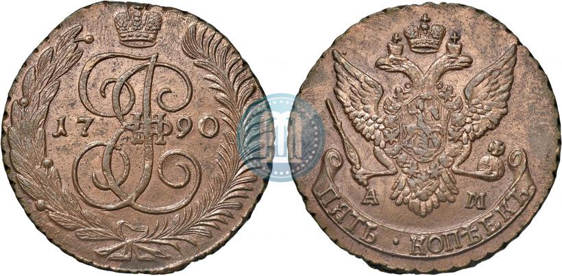 Фото 2 копейки 1764 года ЕМ 