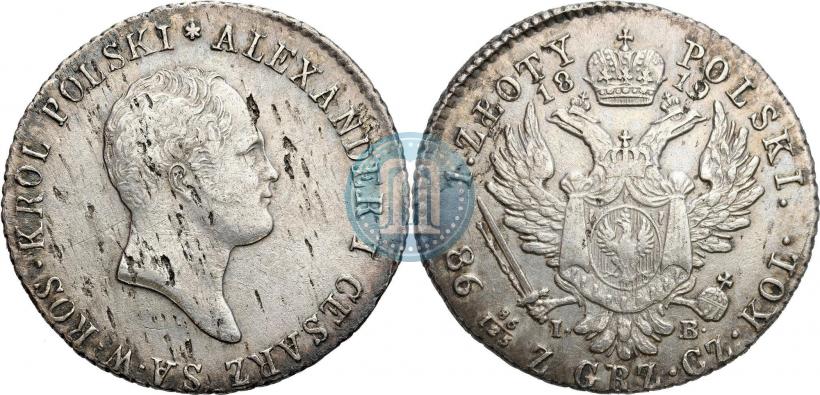 Picture 1 złoty 1819 year IB 