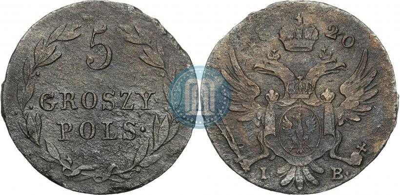 Picture 5 groszy 1822 year IB 