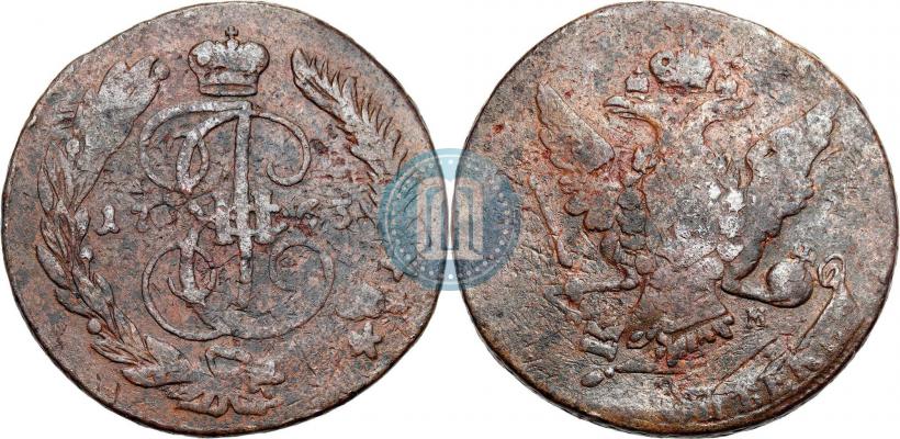 Фото 5 копеек 1763 года ЕМ 