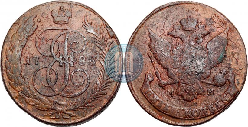 Picture 5 kopecks 1788 year ММ 