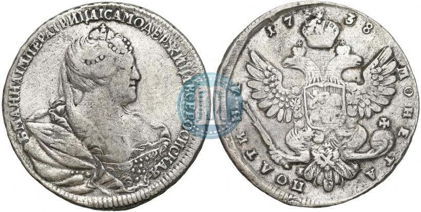 Picture Poltina 1738 year  "Moscow type"