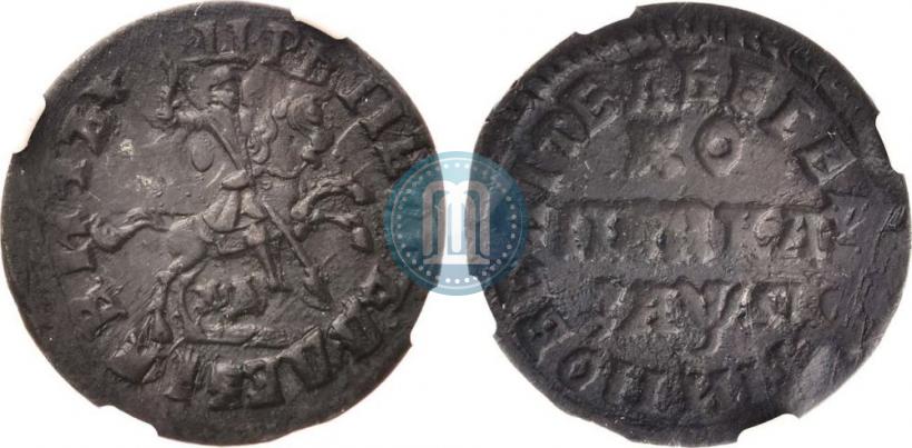Фото 1 копейка 1714 года МД 