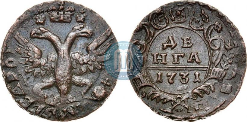 Фото Денга 1731 года  