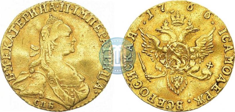 Picture 1 ducat 1766 year СПБ 