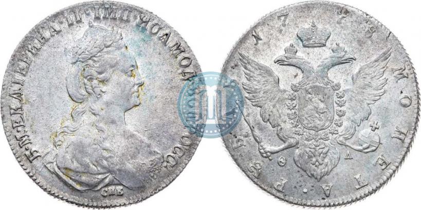 Picture 1 rouble 1778 year СПБ-ФЛ 