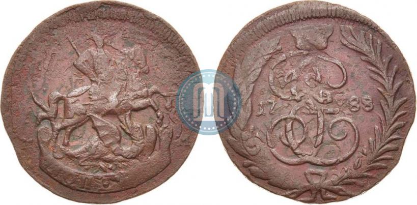 Фото 1 копейка 1788 года ММ 