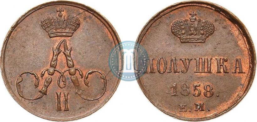 Picture Polushka 1858 year ЕМ 