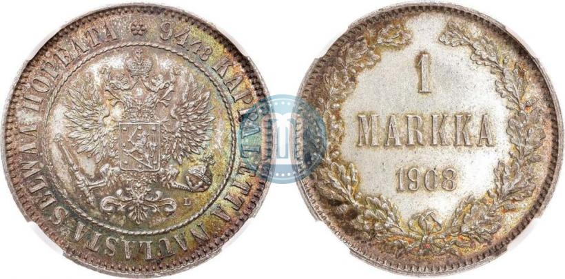Фото 1 марка 1908 года L 