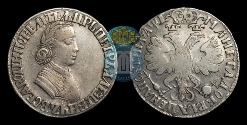 Picture Poltina 1705 year  "Portrait by F. Alekseev"