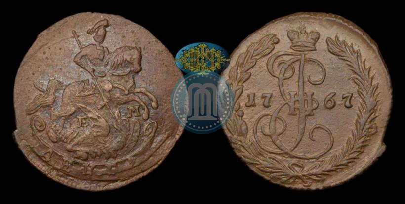 Фото Денга 1767 года ЕМ 