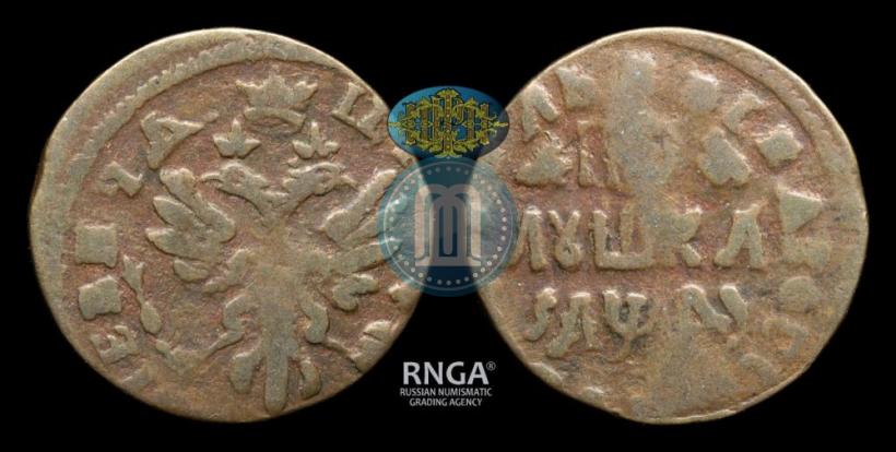 Фото Полушка 1714 года  