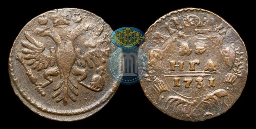 Фото Денга 1731 года  
