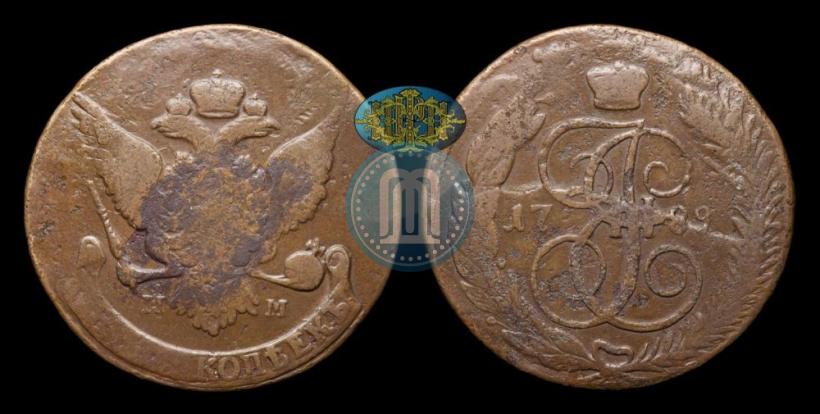 Picture 5 kopecks 1789 year ММ 