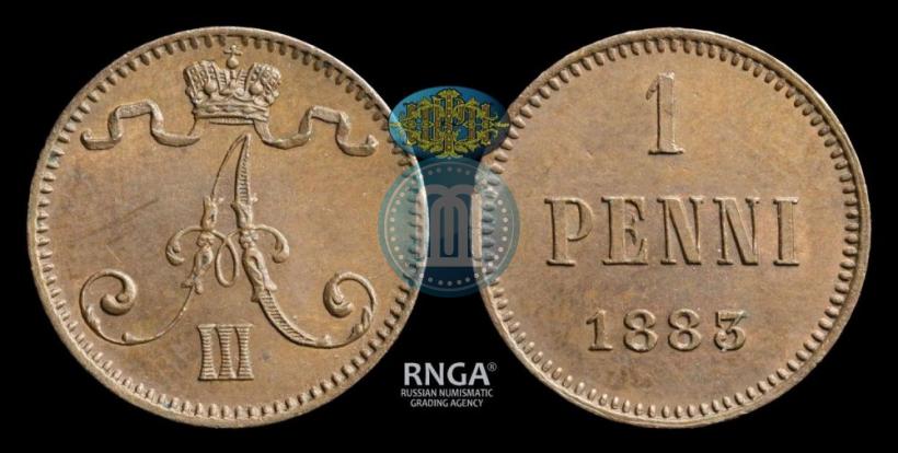 Picture 1 penni 1883 year  