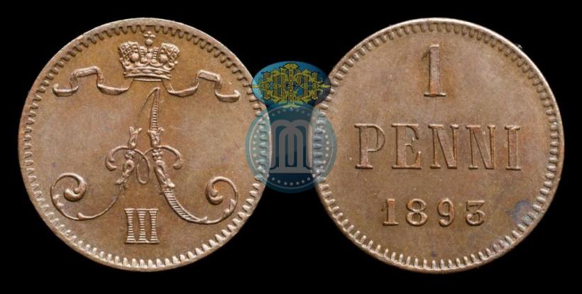 Picture 1 penni 1893 year  