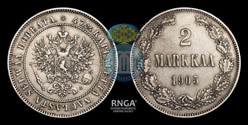 Picture 2 markkaa 1905 year L 