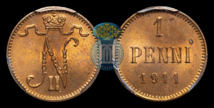 Picture 1 penni 1911 year  