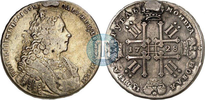 Фото 1 рубль 1728 года  "Тип 1728"
