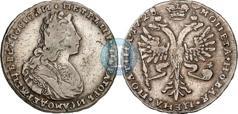 Picture Poltina 1728 year  