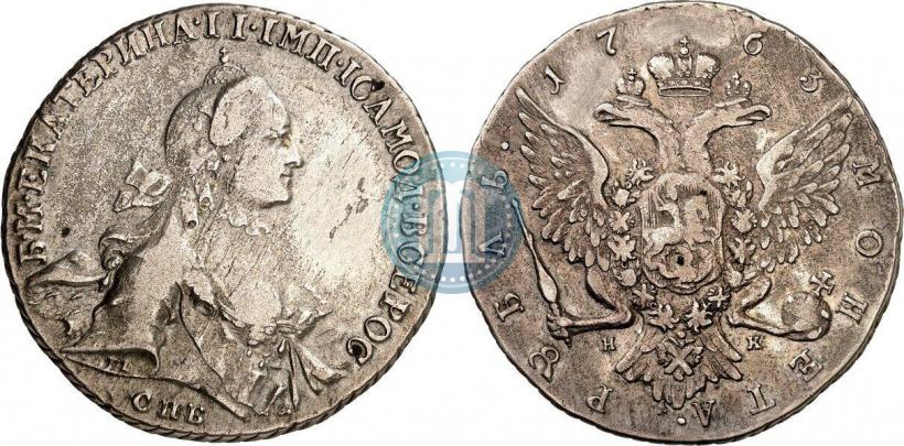 Picture 1 rouble 1763 year СПБ-НК 