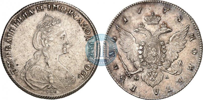 Picture 1 rouble 1778 year СПБ-ФЛ 